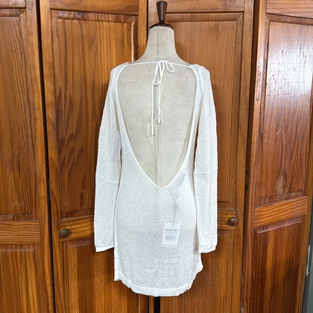 Rumored “Sweet Talker” Open Back Knit Mini Dress